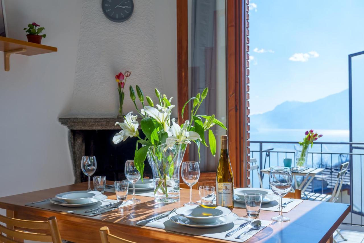 جيرا لاريو Incredibile Vista Sul Lago Di Como - Netflix E Free Wifi المظهر الخارجي الصورة
